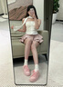回力蜜桃粉色德訓(xùn)板鞋女2025秋季新款韓版原創(chuàng)小眾休閑厚底運動鞋子女 蜜桃粉 【貝殼頭 小紅薯同款】 37 曬單實拍圖