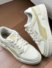 彪馬（PUMA）經(jīng)典復古網(wǎng)球風(fēng)小白鞋男女情侶百搭休閑板鞋CAVEN 393490 燕麥色-白-棕黃色-07 41 曬單實(shí)拍圖