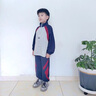 G.DUCKKIDS小黃鴨童裝男童套裝春秋季帥氣兒童衣服韓版寶寶運(yùn)動服衛(wèi)衣兩件套 藏青色 110 (建議身高100cm 4-5歲)cm 曬單實(shí)拍圖