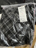 三彩2025冬季新款格紋半身裙松緊腰A字裙長(cháng)裙簡(jiǎn)約M 黑米格紋 S 155/64A 曬單實(shí)拍圖