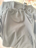 無(wú)印良品（MUJI） 女式 易干彈力泡泡紗 背帶褲 女裝夏季連體褲吊帶BC2JRA4S 黑色 XL （165/92A） 曬單實(shí)拍圖