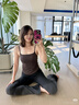 lululemon丨Align? 女士短款吊帶運動(dòng)背心 C/D LW1EVYS 黑色 S /6 曬單實(shí)拍圖