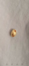 金玉白黃金轉運珠999足金元寶路路通男女款DIY配飾純金首飾小金豆金珠子 黃金元寶：約0.1g 曬單實(shí)拍圖