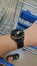 臣頌（CHENSONG）適用小米手表watch s3表圈金屬Xiaomi s4表環(huán) 智能運動手表配件 刻度黑色 曬單實拍圖