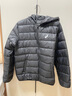 asics亞瑟士童裝25年冬季兒童柔軟舒適三防輕量保暖羽絨服【高充絨量】 黑色 清潔度1000-鴨絨 175 充絨量117.3g 曬單實拍圖