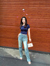 CinvaiKrose【葉一茜同款】凱莉包包女款2025年手提女包斜挎包教師節禮物生日 奶油白【送女友老婆女生禮物走心】 曬單實(shí)拍圖