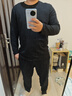 京東京造長(cháng)袖t恤男5A抑菌新疆棉圓領(lǐng)衣服男裝打底衫 黑色 XXXL 曬單實(shí)拍圖