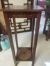 小匠材實(shí)木中式花臺陽(yáng)臺架子中古風(fēng)置物架落地式裝飾擺件客廳多層花架子 曬單實(shí)拍圖