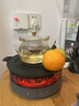 SFSK德系精工圍爐煮茶器電陶爐星火爐家用電茶爐全玻璃養生壺 【雅灰款+韓式烤盤(pán)】送烤網(wǎng)和茶壺 曬單實(shí)拍圖