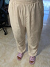 特步童裝兒童梭織運動(dòng)長(cháng)褲女童小中大童夏季透氣干爽輕薄彈力運動(dòng)褲 煙霧白 160 曬單實(shí)拍圖