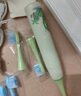 小米狼聲波兒童電動牙刷3-6-12歲-15歲家用充電式全身水洗細(xì)軟毛刷頭牙刷超長續(xù)航深度清潔護(hù)齦防蛀去漬 【充電款3刷頭】萌動綠3-12歲 曬單實(shí)拍圖