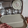 沃德百惠（WORTHBUY）卡皮巴拉保溫飯盒316不銹鋼小學(xué)生初中生上學(xué)專用上班族便當(dāng)餐盒 316款5格+湯碗+餐具+保溫袋 曬單實拍圖