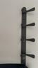 居臣仕掛衣鉤壁掛式創(chuàng  )意入戶(hù)玄關(guān)掛鉤置物架 門(mén)掛鉤門(mén)后掛架 墻上掛衣架 【胖頭魚(yú)】槍灰色 5鉤 曬單實(shí)拍圖