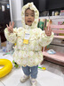 巴拉巴拉嬰兒花版羽絨服女童冬季短款外套保暖2024甜美時(shí)尚萌208424107010 曬單實(shí)拍圖