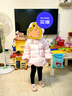 巴拉巴拉嬰兒羽絨服男童冬季女童短款外套花朵造型2024甜美萌208424107233 曬單實(shí)拍圖