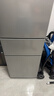 容聲216升三開(kāi)門(mén)小電冰箱家用小戶(hù)型節能超薄冷藏冷凍兩用保鮮出租房宿舍迷你BCD-216E10RNLAD 曬單實(shí)拍圖