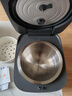 九陽(yáng)（Joyoung）電飯煲家用0涂層電飯鍋316L不銹鋼IH電磁加熱3L球形內膽多功能蒸煮燜智能預約無(wú)涂層煮飯鍋30F315L 【1200W超大火力】 3L 曬單實(shí)拍圖