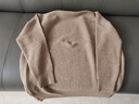 鄂爾多斯市產(chǎn)100羊絨衫男半高圓領(lǐng)拉鏈開(kāi)衫寬松休閑商務(wù)針織毛衣 官方店旗艦1980    駝色 XL 曬單實(shí)拍圖