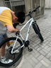 喜德盛（xds）山地車黑客380避震前叉21速變速鋁合金車架 白/黑色17 曬單實(shí)拍圖