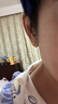 周生生黃金耳飾 足金閃砂愛(ài)心耳釘一對黃金耳環(huán)女 68717E定價(jià) 曬單實(shí)拍圖