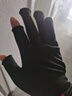 薄款點(diǎn)珠手套耐磨點(diǎn)膠男女騎行戶(hù)外運動(dòng)開(kāi)車(chē)觸屏漏二指手套 【黑色】120雙 曬單實(shí)拍圖