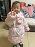巴拉巴拉童裝女童羽絨服厚款冬裝連帽外套潮201424107007 曬單實拍圖