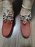 Walker Shop奧卡索休閑運動(dòng)健步鞋女真皮中老年一腳蹬媽媽鞋徒步鞋女V133608 曬單實(shí)拍圖