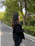 MsShe【100%綿羊毛】大碼女裝2025秋冬胖mm長(cháng)款雙面毛呢大衣外套 中款-黑色現貨 3XL 曬單實(shí)拍圖
