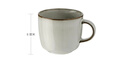 宜家（IKEA）GLADELIG格拉德里石瓷彩釉大杯灰色可洗碗機微波爐現代 灰色杯子370毫升 曬單實(shí)拍圖