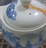 融誠茶具大號雙層茶壺 單個(gè)陶瓷泡茶壺青花功夫茶具沖茶器 雙層【茶壺】好山好水 曬單實(shí)拍圖