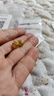 中國黃金（CHINA GOLD）足金玫瑰花耳釘女款花朵耳飾環(huán)七夕中秋節生日禮物送女友老婆 玫瑰花耳釘【一對】約1.4g 曬單實(shí)拍圖