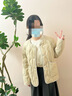 雪中飛 SNOW FLYING羽絨服輕薄短款女士2025新款休閑圓領(lǐng)內(nèi)膽年輕小眾時(shí)尚秋冬外套潮 卡其色 S 155/80A 110斤以下 曬單實(shí)拍圖