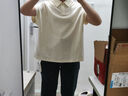 梵希蔓簡(jiǎn)約通勤連肩袖Polo領(lǐng)T恤女2025年夏新款寬松小眾氣質(zhì)上衣 曬單實(shí)拍圖