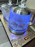 開品 全自動底部上水感應(yīng)續(xù)水燒水壺 家用辦公電茶爐燒水消毒電熱水壺 嵌入式玻璃燒水壺茶桌一體套裝 1L 香檳金 20X37CM 燒水煮杯 桶水款 曬單實拍圖