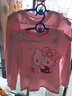 戴維貝拉（DAVE＆BELLA）【Hello Kitty聯(lián)名】?jì)和痶恤抗菌女童打底衫2025秋裝新款寶寶上衣 淺粉色【現貨】 110 cm（建議身高100-110cm） 曬單實(shí)拍圖