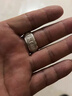 99純銀戒指男士款可轉動(dòng)六字真言足銀指環(huán)霸氣潮嘻哈單 10MM六字真言轉動(dòng)戒指 18號(足銀) 曬單實(shí)拍圖
