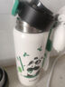 蘇泊爾（SUPOR）保溫杯大容量316L不銹鋼水杯兒童小學(xué)生一蓋雙飲便攜吸管杯彈蓋杯 曬單實拍圖