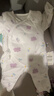童泰新生嬰兒衣服連體衣夾棉秋冬季0-6月初生寶寶純棉加厚哈衣爬服 紫色花朵 59cm (建議1-3個(gè)月身高55-60cm) 曬單實(shí)拍圖