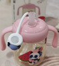 貝親兒童牛奶杯1-3歲寶寶喝水喝奶PPSU直飲奶瓶雙吸管水杯 綠色330mL 曬單實(shí)拍圖