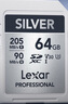 雷克沙（Lexar）64GB SD存儲卡 U3 V30 佳能索尼富士尼康相機高速SD卡 讀205MB/s 寫(xiě)140MB/s 4K超清錄制 SD銀卡 曬單實(shí)拍圖