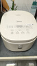 美的（Midea）電飯煲3-4人電飯鍋4L銀鉆內膽12大菜單頂置觸控屏家用智能微壓電飯煲MB-AFB4041RL 曬單實(shí)拍圖
