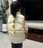 巴拉巴拉童裝兒童羽絨馬甲冬裝男童女童立領(lǐng)外套保暖可愛(ài) 奶白10501 120 cm 曬單實(shí)拍圖