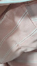 無(wú)印良品（MUJI）女式 無(wú)側縫雙層紗織 睡衣 家居服套裝  粉紅色條紋5A XL 曬單實(shí)拍圖