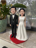 陶泥所好3D真人AI手辦人物模型擺件立體人像照片捏泥人定制禮物結婚紀念日 支持定制18~30厘米 曬單實(shí)拍圖