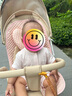 歌瑞家（greatfamily）新生兒連體衣2024夏季新款嬰兒童裝短袖對襟連身衣家居服樂(lè )友 女款【粉色】 80【9-18月】 曬單實(shí)拍圖