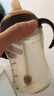 世喜嬰兒鴨嘴杯學(xué)飲杯6個(gè)月以上寶寶喝水奶瓶PPSU幼兒園吸管水杯 曬單實(shí)拍圖