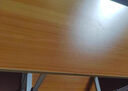 億家達宿舍床邊桌可移動升降辦公工作臺臥室出租屋用書桌筆記本電腦桌子 【單層款】楓櫻木色80*40cm【可升降移動】 曬單實拍圖