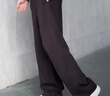 森馬（Semir）休閑褲男三防軟殼褲加絨直筒褲2025冬季長(cháng)褲通勤基礎109725127101 曬單實(shí)拍圖