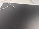 晴碧琳 皮革鼠標墊 大號電腦桌墊老板辦公室桌面墊鍵盤書皮革桌墊子桌布 電腦桌桌布-星夜黑-40*90cm 曬單實拍圖