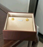 周生生  黃金耳飾 足金曲奇耳釘耳環(huán) 送女友禮物69681E 定價(jià) 曬單實(shí)拍圖